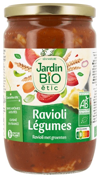Raviolis légumes 675 g Bio