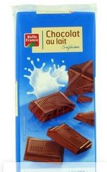 Chocolat lait extra fin 100 g X 3