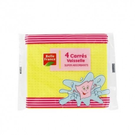 Carrés éponges X 4