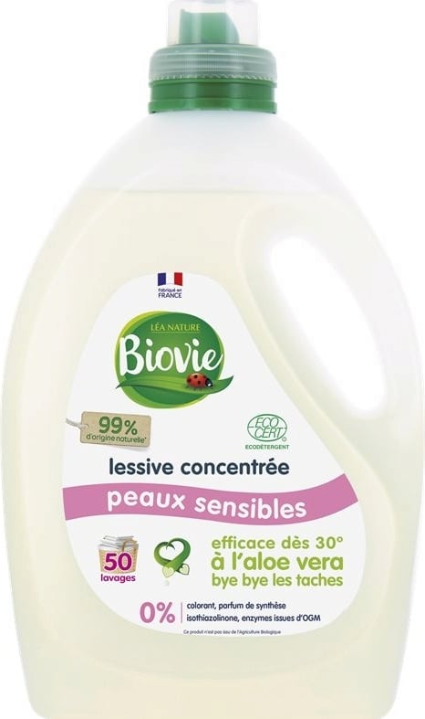 Lessive liquide concentrée à l'aloé vera 3 l