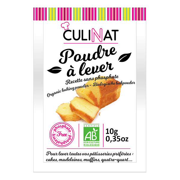 Poudre à lever 8 X 10 g Bio