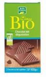 Chocolat lait dégustation 100 g Bio