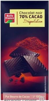 Chocolat noir dégustation 70% cacao 100 g