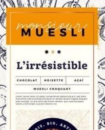 Muesli croquant l'Irresistible 400 g Bio