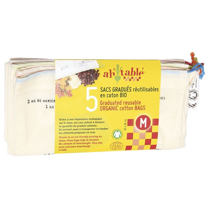 Sacs pour le vrac X 5 Taille M