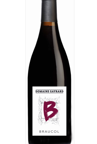 Vin rouge Domaine Gayrard cuvée Braucol 75 cl Bio (consigné)