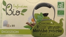 Infusion digestion 20 sachets Bio
