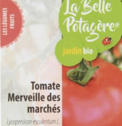 Graines semences de tomate Merveille des marchés 0,15 g Bio