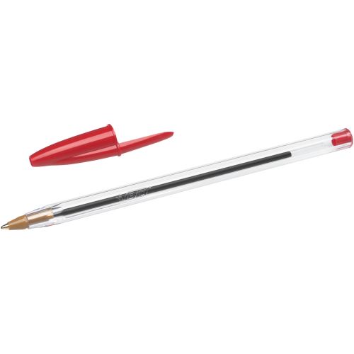 Stylo bille Cristal medium rouge BIC