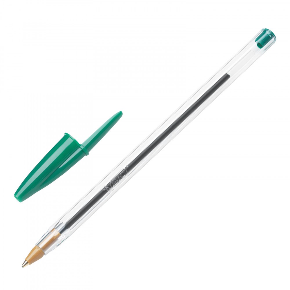 Stylo bille Cristal medium vert BIC