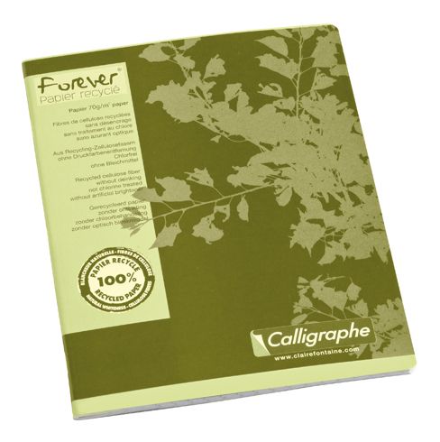 Cahier piqué A5 recyclé Seyes 96 pages