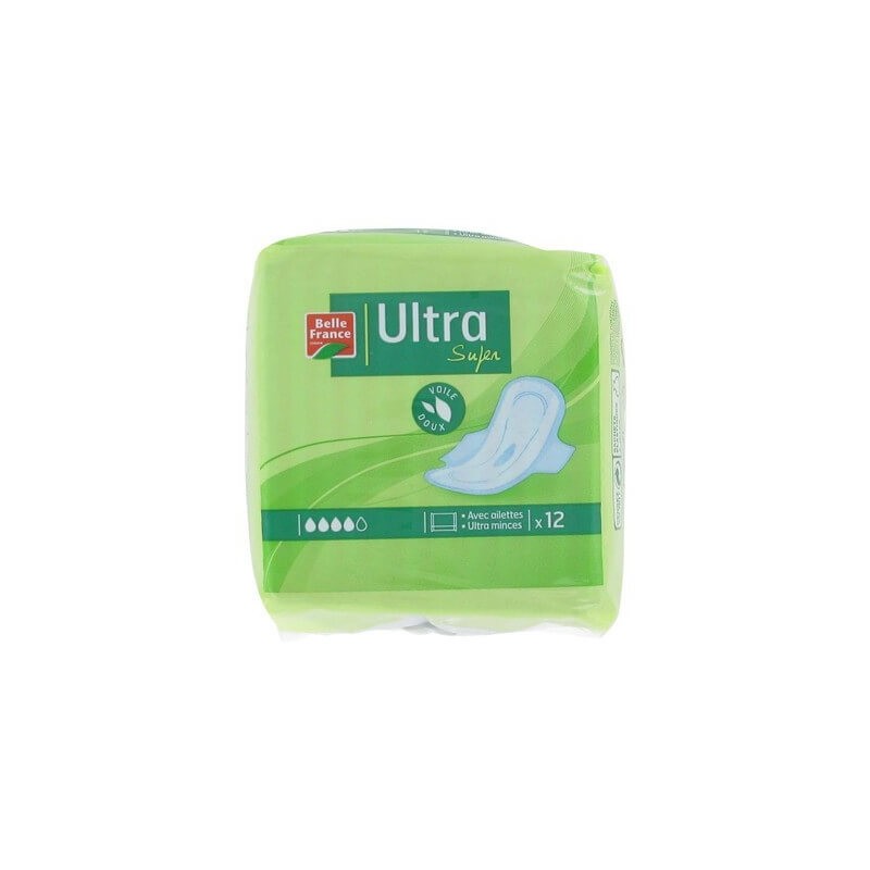 Serviettes hygiéniques Super x 12
