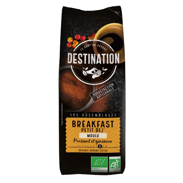 Café moulu breakfast petit dej  250 g Bio