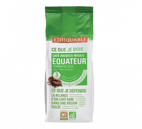 Café moulu Equateur 250 g Bio