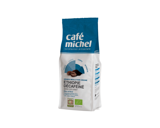 Café Terra Etica moulu décaféiné Ethiopie 250 g Bio 