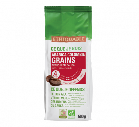 Café en grains Colombie 500 g Bio
