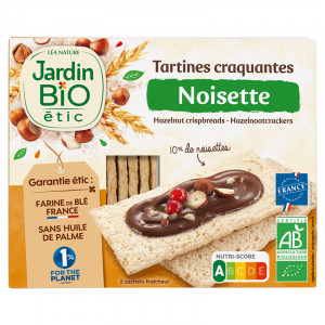 Tartines noisettes 150 g Bio
