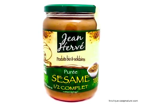 Purée de sésame 1/2 complet  700 g Bio
