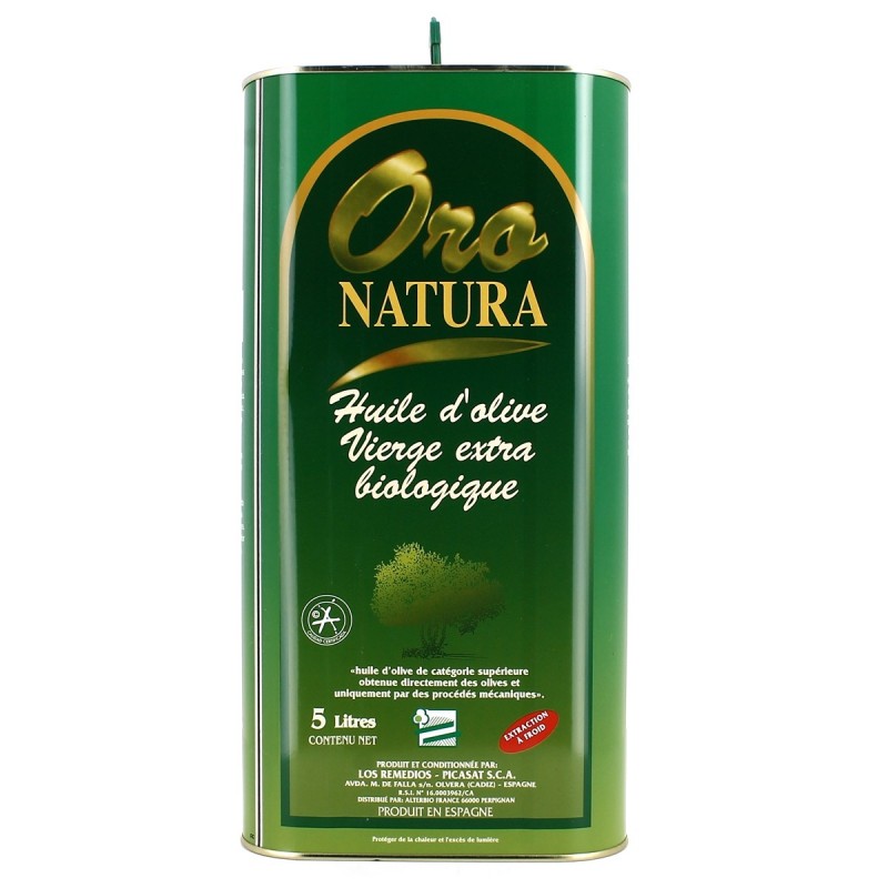 Huile d'olive vierge extra bidon 5 L Bio