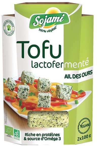 Tofu lacto fermenté ail des ours Sojami 200 g Bio