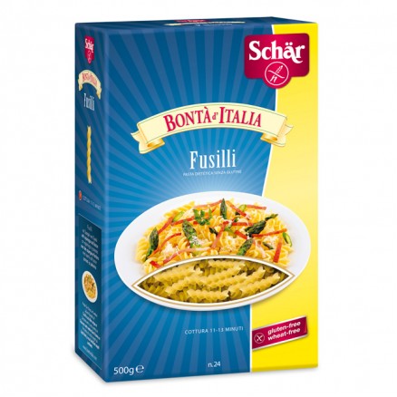 Pâtes sans gluten Fusili Schar 500g 