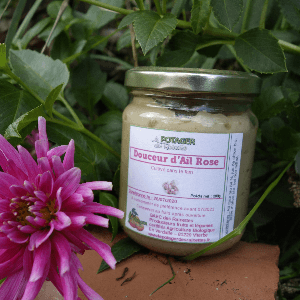 Douceur d'ail rose 200 g Potager Rainettes Bio