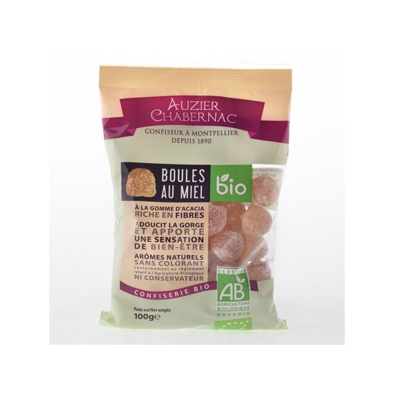 Boules au miel 100 g Bio 