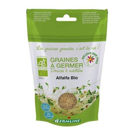 Graines à germer alfalfa 150 g Bio 