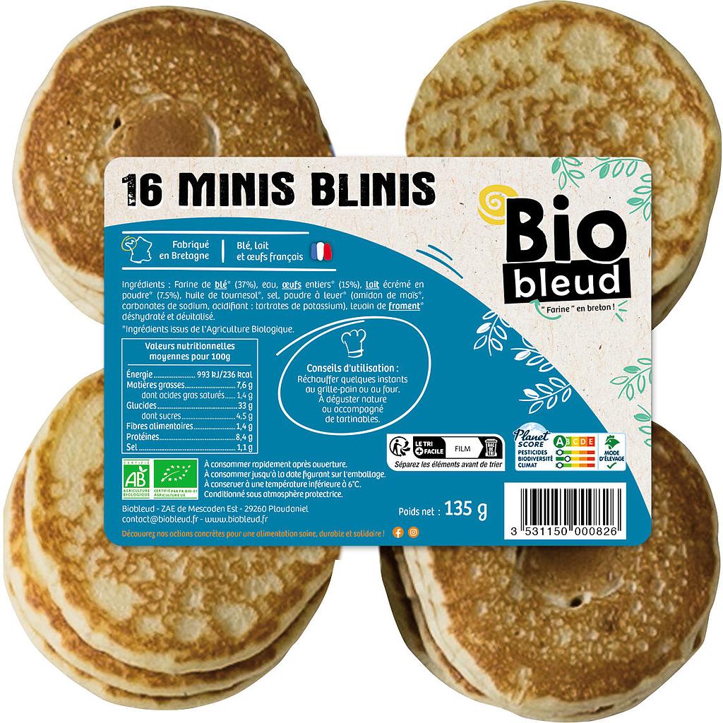 Blinis mini 16 x 7,5 g Bio