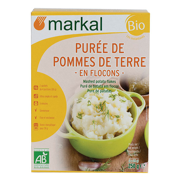 Purée flocons pomme de terre 2x125 g Bio