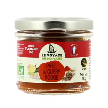 Pâte de curry rouge 105 g Bio