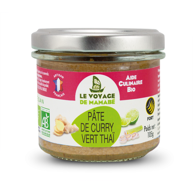 Pâte pour curry vert thaï 105 g Bio