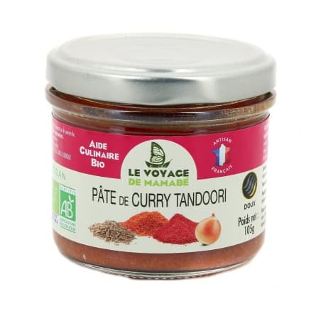 Pâte pour curry tandoori 105 g Bio