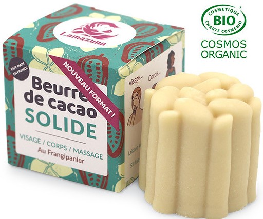 Beurre de cacao solide frangipanier Bio