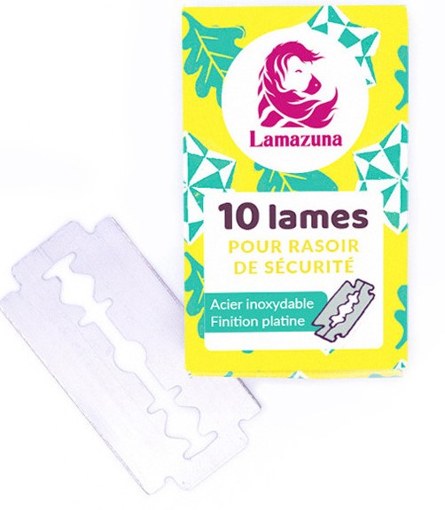 Recharge de 10 lames pour rasoir de sûreté