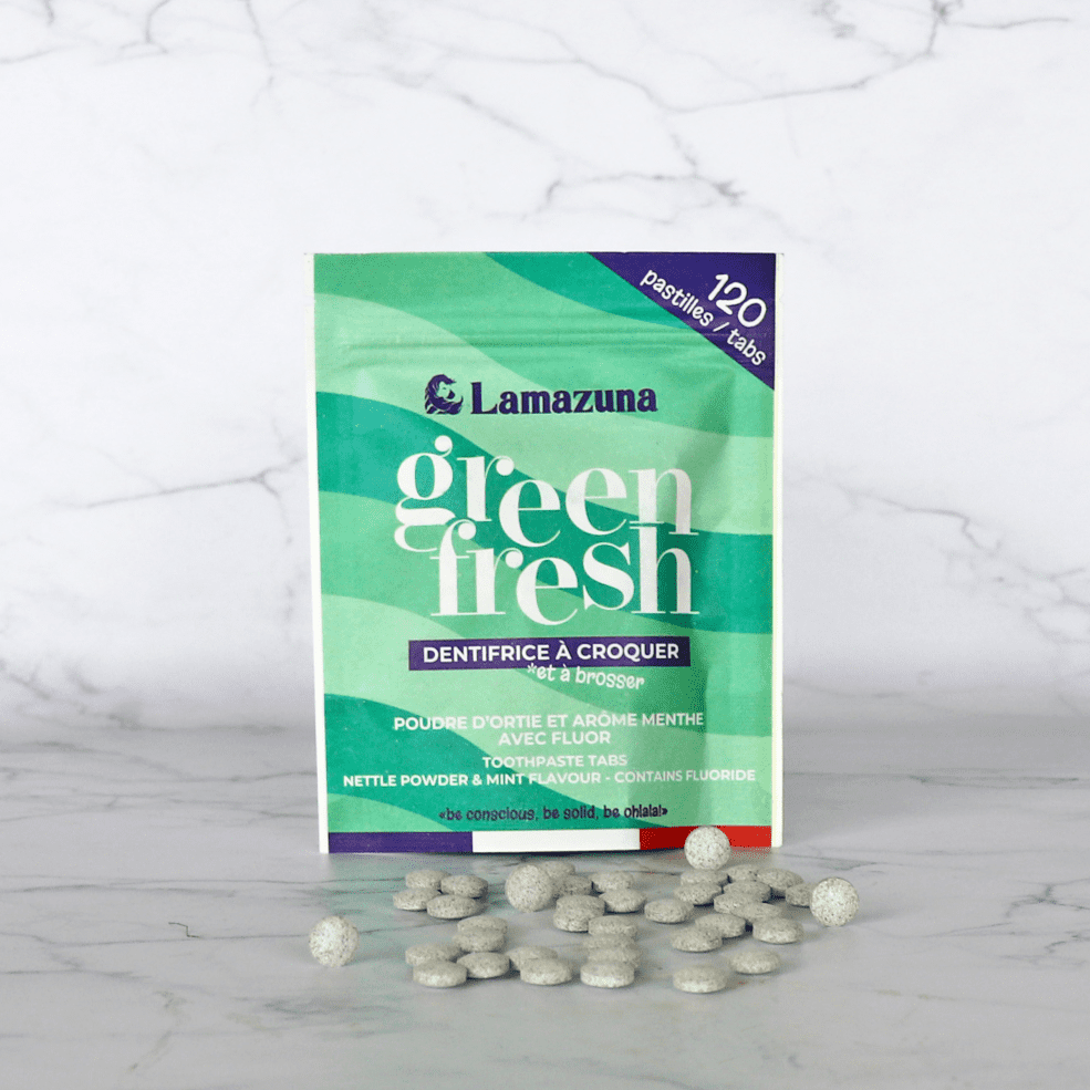 Dentifrice à croquer ortie et menthe avec fluor 120 pastilles Bio