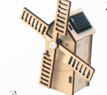 Maquette petit moulin solaire 