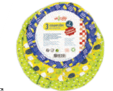 Couvercles en coton bio "jardin d'hiver" x 3