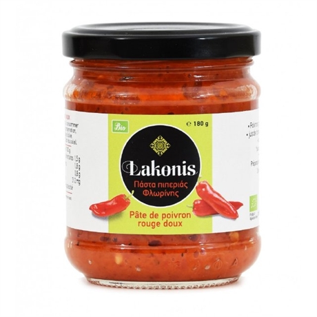 Pâte de poivron rouge doux 180 g Bio