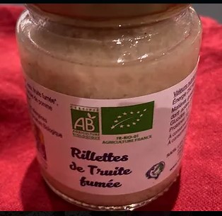 Rillettes de truite fumée 90 g Bio