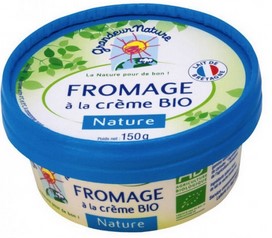 Fromage à la crème nature 150 g Bio