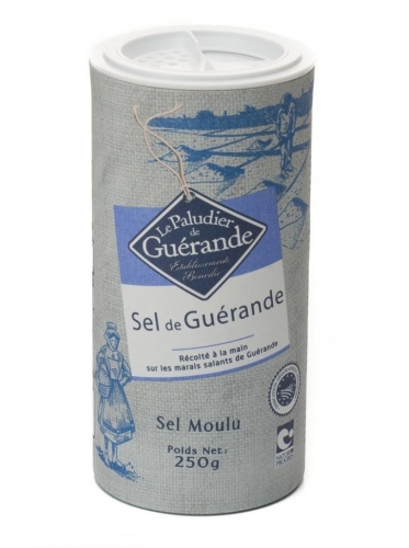 Sel fin Guérande boîte 250 g Bio 
