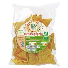 Chips tortilla paprika sans gluten 125 g Bio