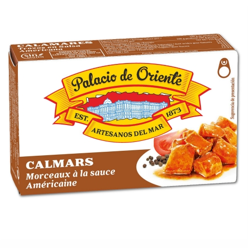 Calamars morceaux sauce américaine 80 g Bio 