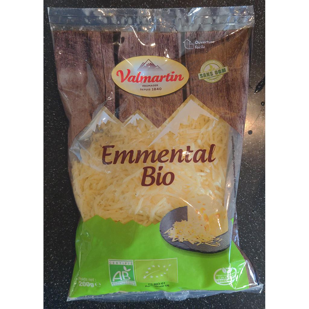 Emmental râpé 200 g Bio