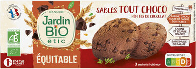 Sablé aux pépites tout choco 150 g Bio 
