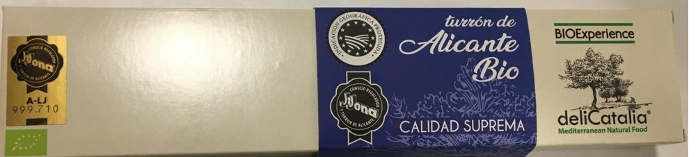 Touron amande sésame 165 g Bio 