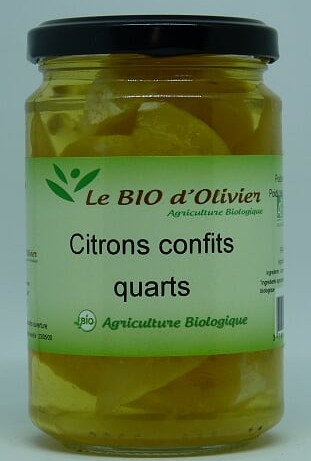 citrons confits quarts 200 g
