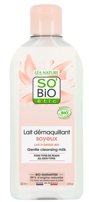 Lait démaquillant apaisant 200 ml Bio