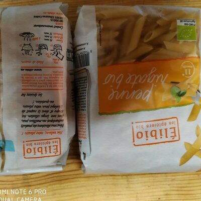 Penne rigate blanche ELIBIO 500 g Bio